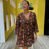 My Dress Made - 'Bohemian Flamed' 80% Viscose 20% Poly *Last Piece (.85m + 1.7m Sold Together)
